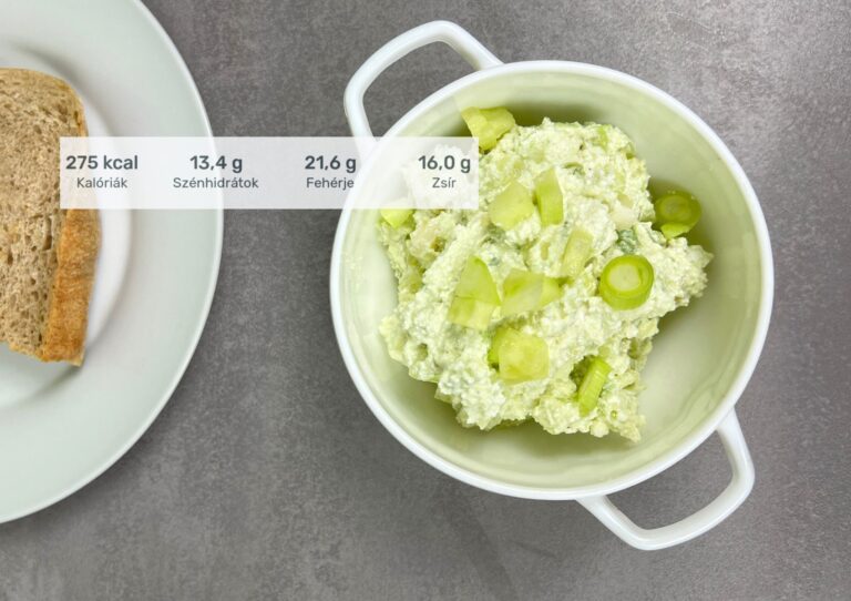 Avokádós túrókrém